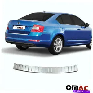 Cover Rear Trunk シュコダ・オクタビア2013-2021リアバンパーガードトランクシルカバーブラッシュS.Steel用 For Skoda Octavia 2013-2021 Rear Bumper Guard Trunk Sill Cover Brushed S.Steel 【並行輸入品】