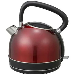 電気ケトル 1.7L DBK DKK121WRRステンレス ワインレッド ドイツ DBK