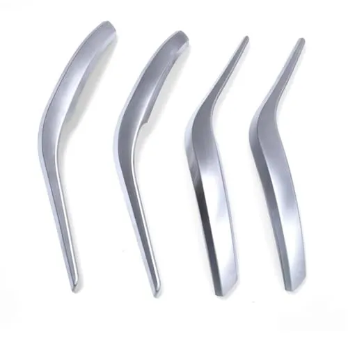 に適合するX1 E84 2010 2011 2012 2013 2014 2015 2016 LHD RHD カーボンファイバー インテリアドアハンドルカバー トリムセット 装飾的な(Chrome 4pcs set)