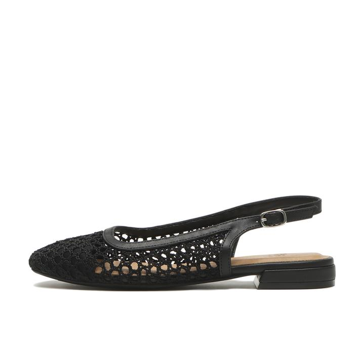 【送料無料】 レディース 【ABC SELECT】 エービーシーセレクト WEAVE BACK STRAP ウィーブバックストラップ W2061 BLACK M(23.5cm-)