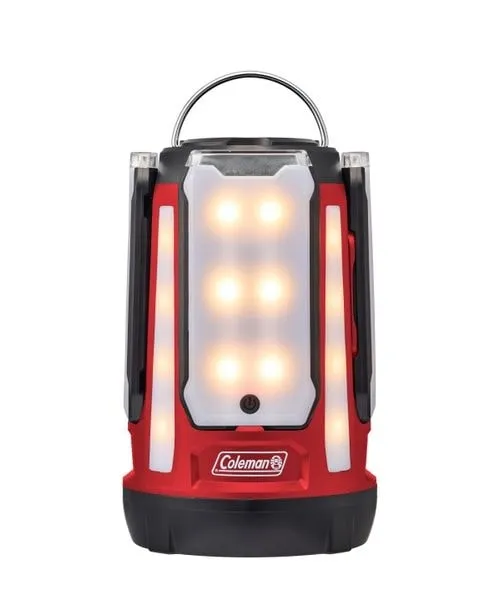 [マルイ]キャンプ クアッドマルチパネルランタンplus(レッド)/コールマン（coleman） レッド