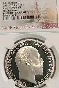 英国製 2022年 2ポンド 低鋳造 NGC Pf69 フロスティカメオ 美しいLV