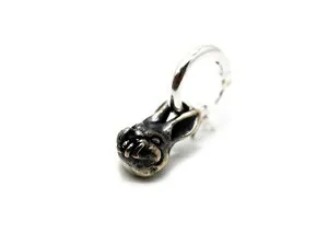 【MAD CULT/マッドカルト】「Evil Rabbit Pierce-2/イービルラビットピアス-2」(P-35)(Silver925/アクセサリー/ジュエリー/プレゼント/バイカー/ハーレー/ホットロッド/アメカジ/ホイールズアパレル/ハン