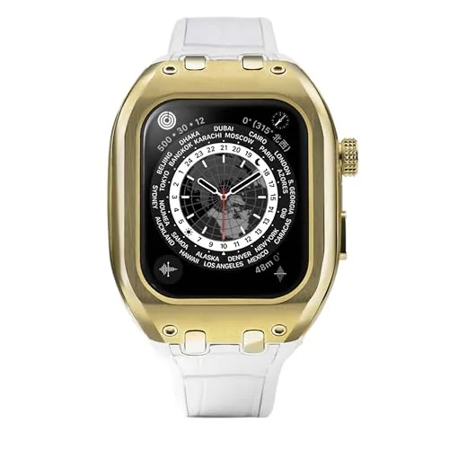 [HUMBLE RICH] ユニセックス Apple Watchケース ハンブルリッチ クラシック WBB0290-003 Apple watch シリーズ 9,8,7対応 ゴールド ステンレススチール [並行輸入品]