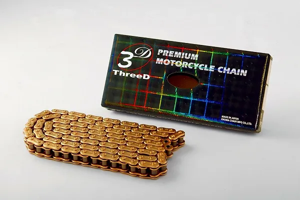 EKチェーン/江沼チェーン シールチェーン ThreeD/スリード Zシリーズ KTM SXC 625cc 2003年～2007年 ゴールド 520 110L 継手：MLJ 520Z/3D(GP;GP) 2輪