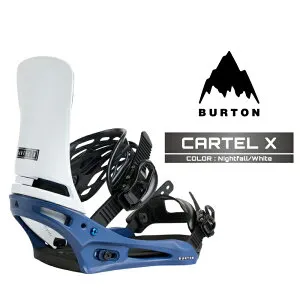 2025-26 BURTON MEN'S CARTEL X Nightfall White バートン カーテル エックス スノーボード ビンディング バインディング メンズ 日本正規品 25-26