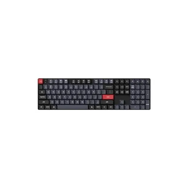 Keychron K5 Pro QMK/VIA Custom Wireless Mechanical Keyboard, Hot-Swappable Full Size Layout 108 Keys Programmable, Ultra-Slim RGB Low Profile_並行輸入