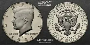 1987 S KENNEDY HALF 50C PF70 ウルトラ カメオ NGC フォト ビジョン PR69 DCAM; SKU 3156