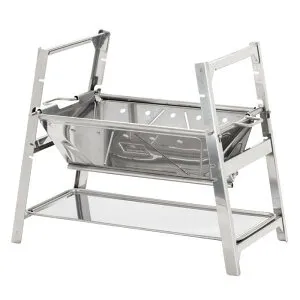 【特価・返品交換不可】スノーピーク 焚火台SR (ST-021) ／ ソロキャンプ 焚き火台 ベースプレート 収納ケース付 コンパクト