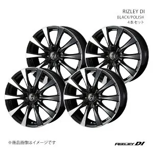 RIZLEY DI ライツレー ディーアイ エクストレイル T33/4WD アルミホイール 4本セット 0040508×4【18×7.5J 5-114.3 INSET38 BKP】