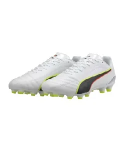獲得ポイント145pt 23% OFF／SALE 【送料無料】プーマ(PUMA) サッカースパイク キング 20 アルティメット JP HG/AG 108458 01 メンズ 01（WH／BK） 26．0