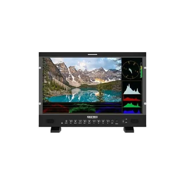 SEETEC P215 PRO 21.5インチ 1000Nit カメラフィールドモニター、ポッドキャスト放送モニター 4K 60Hz HDMI2.0 3G-SDI HDMI入力出力 3DLUT HDR 波形集_並行輸入
