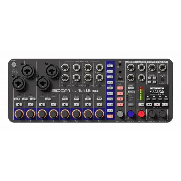 ZOOM ズーム / LiveTrak L6max デジタルミキサー＆レコーダー