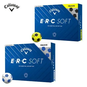 【callaway/キャロウェイ】E・R・C SOFT TRUVIS ゴルフボール1ダース(12個入り）