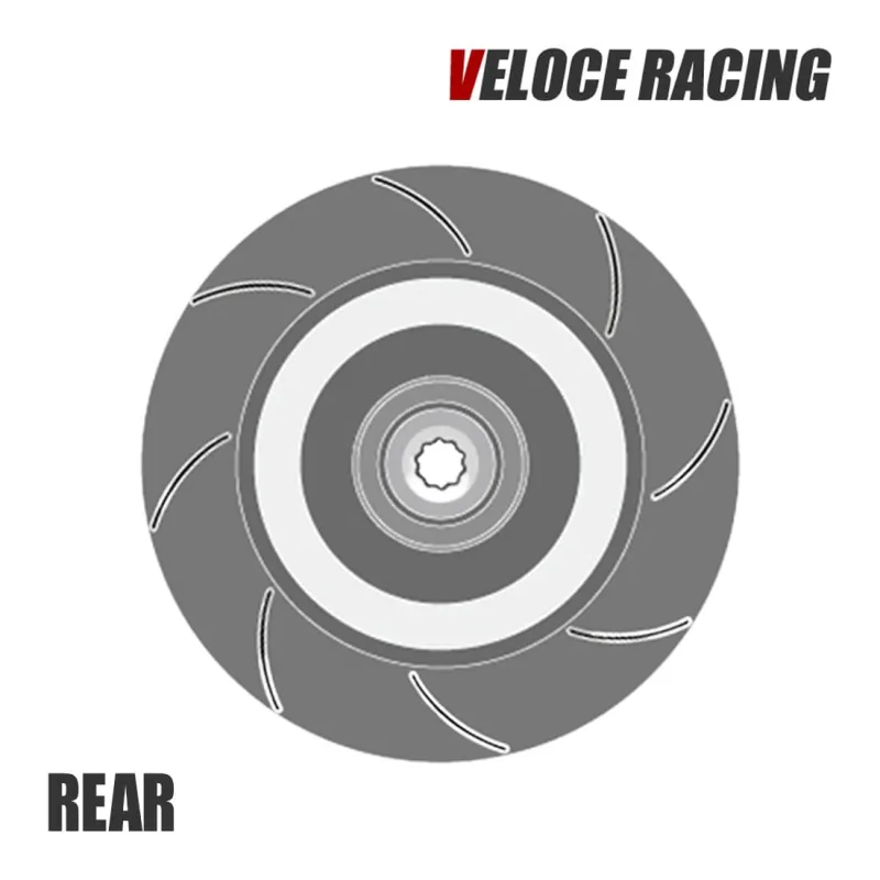 VELOCE ヴェローチェ ブレーキローター CS8 リア 左右セット SUBARU スバル インプレッサWRX Sti GDB 04/6～07/11 3657014