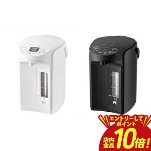 【P10倍（要エントリー）＋クーポン／お買い物マラソン】タイガー 電気ポット PIQ-G300 | TIGER タイガー魔法瓶 PIQ-G300WC VE電気ポット 3.0L クールホワイト クールブラック