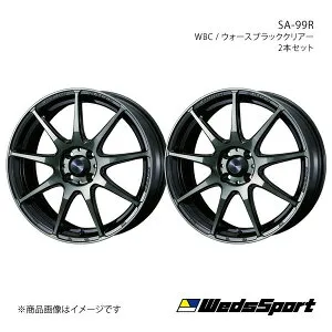 【18インチ 5H114.3 7.5J +35】アルミホイール2本セット ジューク F15 WedsSport/SA-99R WBC 0073905×2