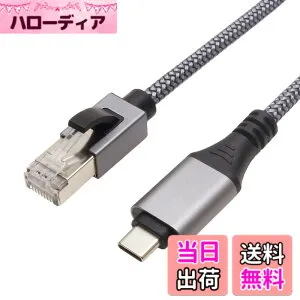 【送料無料】ホーリック LANケーブル UTP カテゴリー6A 色：シルバー、サイズ：10m