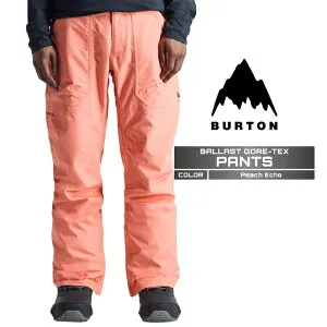 2024-25 BURTON Men's BALLAST GORE-TEX PANTS Peach Echo バートン ゴアテックス スノーボード ウェア パンツ メンズ 24-25 2025 日本正規品