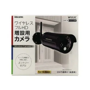 デルカテック DELCATEC 増設用ワイヤレスフルHDカメラ WSS2C