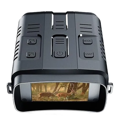 暗視ゴーグル R19 2.5K HD 望遠鏡 双眼鏡 10MP 5倍ズーム デジタル赤外線ナイトビジョンゴーグル レコーダー(With 64G Card)