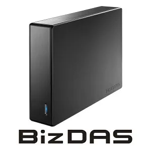 I-O DATA｜アイ・オー・データ HDJA-UTN24/LDB 外付けHDD USB-A接続 「BizDAS」LAN DISK H/X/A専用(Chrome/Windows11対応)【受注生産品】 ブラック [24TB /据え置き型]