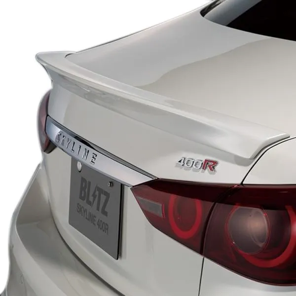 ブリッツ スカイライン スカイライン 400R RV37 前期/後期 トランクスポイラー FRP製 未塗装 60181 BLITZ AERO SPEED R-CONCEPT 直