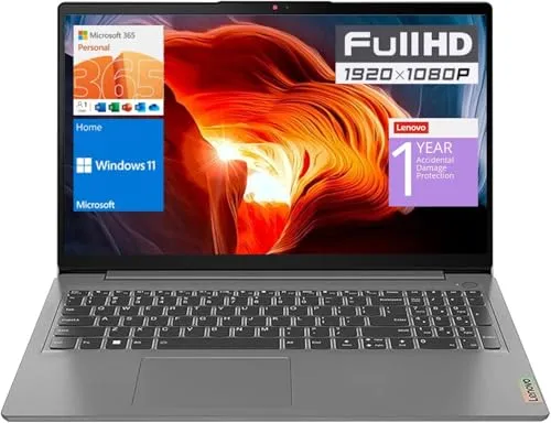 LENOVO IdeaPad 1 Laptop, 15.6” FHD Display, Intel Celeron N4500 Processor, 20GB RAM, 1TB SSD, SD Card Reader, Numeric Keypad, HD