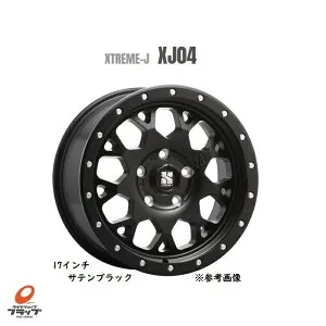 MLJ エクストリームジェイ XJ04 17x7.0J+42 5-114.3 JWL-T サテンブラック 4本セット デリカD5 RAV4 エクストレイル ダッジ ナイトロ ジープ MKパトリオット コンパス 送料無料～（