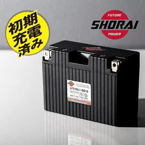 SHORAI/ショーライ 4897034420135 LFX18L1-BS12 ユアサ互換 YB16AL-A2 リン酸 超小型 超軽量 高耐久性 高出力 バイク用 メーカー3年保証 メンテナンスフリー リチウムバッテリー 750SS ハーフフェアリング V