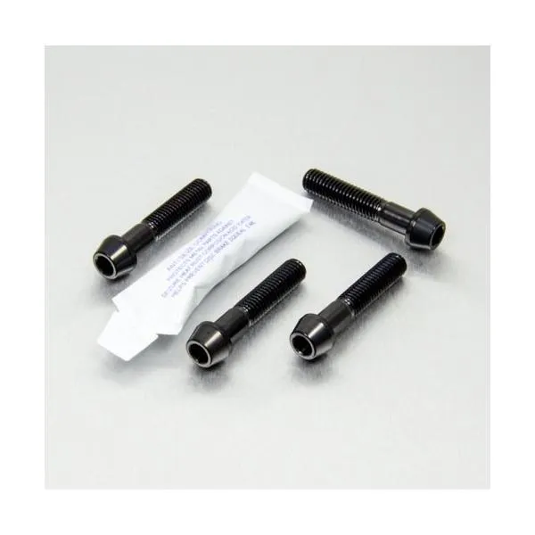 PRO BOLT プロボルト Stainless Steel Front Brake Mounting Bolt Kit カラー：ブラック CRF450R KLX250 RMZ250 HONDA ホンダ KAWASAKI カワサキ SUZUKI スズキ