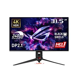 ASUS(エイスース) PG32UCDM3 ゲーミング液晶ディスプレイ ROG Swift OLED ブラック ［31.5型 /有機EL 4K(3840×2160） /ワイド /240Hz］
