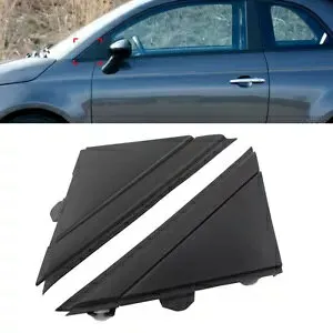 ペアマットブラックエクステリアミラーカバー フィアット 500 2012-2019 1SJ85KX7AA- Pair Matte Black Exterior Mirror Covers for Fiat 500 2012-2019 1SJ85KX7AA- 【並行輸入品】