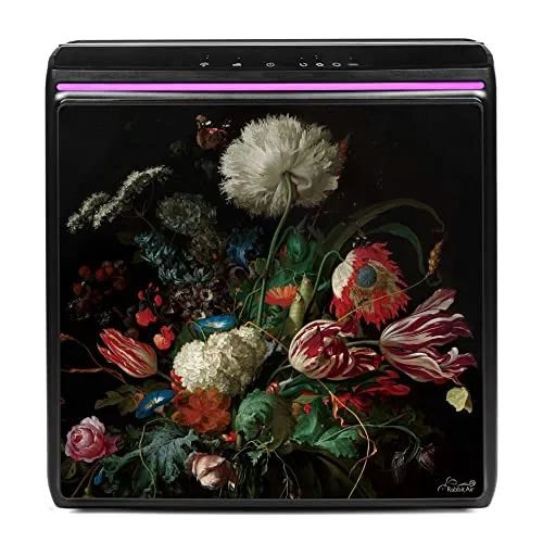 ラビットエアーA3空気清浄機 Rabbit Air SPA-1000NJ (花瓶の花, 細菌カスタマイズフィルター)