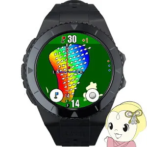 【4/25限定クーポン発行】GPSゴルフナビ 腕時計型 テクタイト Shot Navi ショットナビ EXCEEDS エクシーズ スイングテンポ機能 ブラック【/srm】