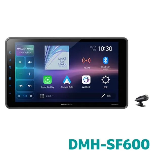 DMH-SF600 パイオニア ディスプレイオーディオ 1DINフローティング9V型ワイドSVGA/Bluetooth/USB