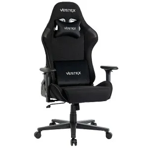 【エントリーで最大全額ポイント還元｜5/6まで】 ルームワークス｜ROOMWORKS ゲーミングチェア [W720xD720xH1205～1275mm] VESTEX S2シリーズ(フットレストなし) ブラック VES-S2BK