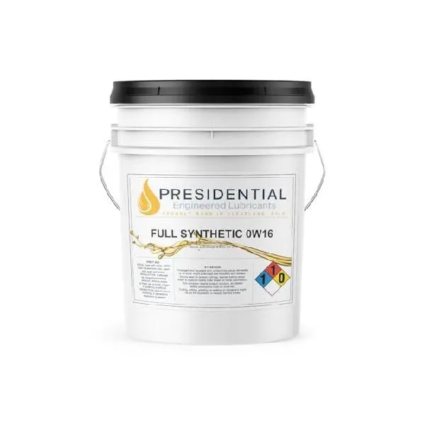 Presidential 0W16 Full Synthetic Oil PCMO - Premium Motor Oil for Gasoline Engine Performance ＆ Protection - Increased Fuel Economy - Made i_並行輸入