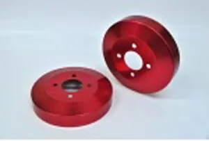 Kei-Zone 慶虎ドラムブレーキカバー〔レッド〕スズキ キャリィトラック DA65T H17/11～ (KZC-ST101R)