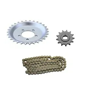 チェーンセットピニオン 13Z スプロケット 30Z チェーン Hercules 221 222 MFH MF Mofa モペット用- Chain Set Pinion 13Z Sprocket 30Z Chain for Hercules 221 222 MFH MF Mofa Moped- 【並行輸入品】