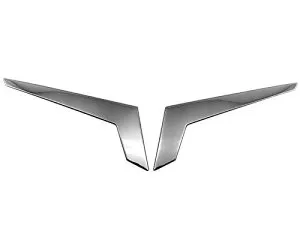 BRIGHTZ eKクロススペース 34 35 37 38 超鏡面ステンレスメッキバックドアガーニッシュ 2PC 【 TRU－MOL－163 】 B34A B35A B37A B38A 34A 35A 37A 38A