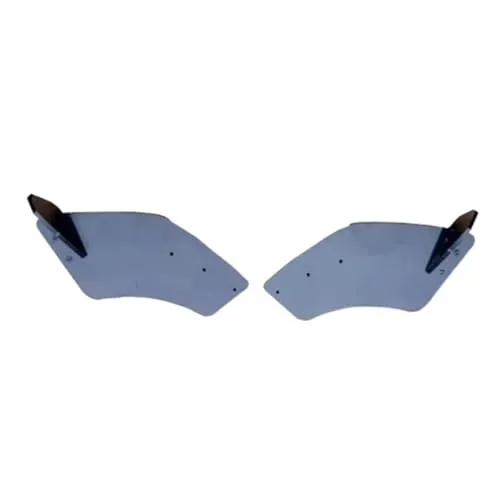 リアバンパーリップディフューザースプリッター グロスブラック に適合する VW に適合する ゴルフ7 MK7 GTI 2014 2015 2016 2017 に適合する マクストンスタイルV2用(Left Right Side)