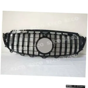 【ブラック】メルセデスベンツ用ABSフロントバンパーメッシュグリルフェイスリフトカバーW213C238E200 E250 E300 E320 E350 AMG2016-2019GTスタイルグリル 【Black】ABS Front Bumper Mesh Grill Facelift Cover for Merced