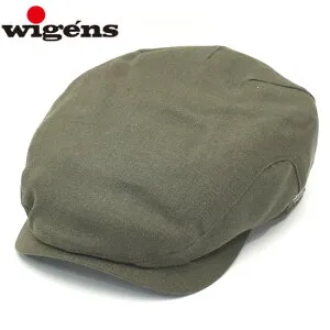 ハンチング メンズ 夏 リネン 麻 WIGENS ウィゲーンス Ivy Classic Cap グリーン 58cm 60cm 62cm 帽子 大きいサイズ 小さいサイズ