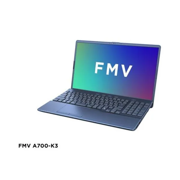 富士通(FUJITSU) FMV Note A FMVA700K3L 15.6型 Win11Home Ryzen7 メモリ16GB SSD256GB OfficeH&B2024 メタリックブルー A700-K3