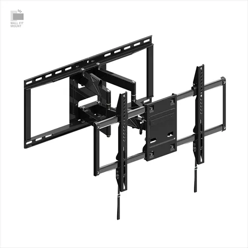 朝日木材 テレビ用 壁掛け金具 フルモーションタイプ 42V～86V推奨 FLM－006－BK