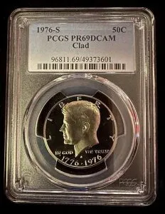 1976-S PCGS PR69 DCAM クラッド 50C