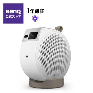 【BenQ公式店】BenQ ベンキュー GV32 天井モバイルプロジェクター/フルHD/LED光源/500ANSIルーメン/オートフォーカス/自動縦横回転補正/自動障害物回避/ズーム/Google TV内蔵/Bluetoothスピーカーモード/