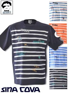 シナコバ ゴルフ sina cova 2025新作春夏 半袖Tシャツ ちょいワル 大きいサイズ メンズ sinacova おしゃれ マリン ブランド ラッピング無料【送料無料】【お取寄せ可】こちらの在庫ありの商品は土