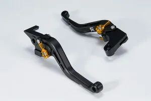 U-KANAYA ユーカナヤ スタンダードタイプ アルミビレットレバーセット YZF-R1 YZF-R6 YAMAHA ヤマハ ブレーキ・クラッチレバーセット ハンドル周辺パーツ ハンドル レバーカラー：マットブラック /